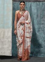 Pure Silk Crepe Multi Color Traditional Wear Printed Saree